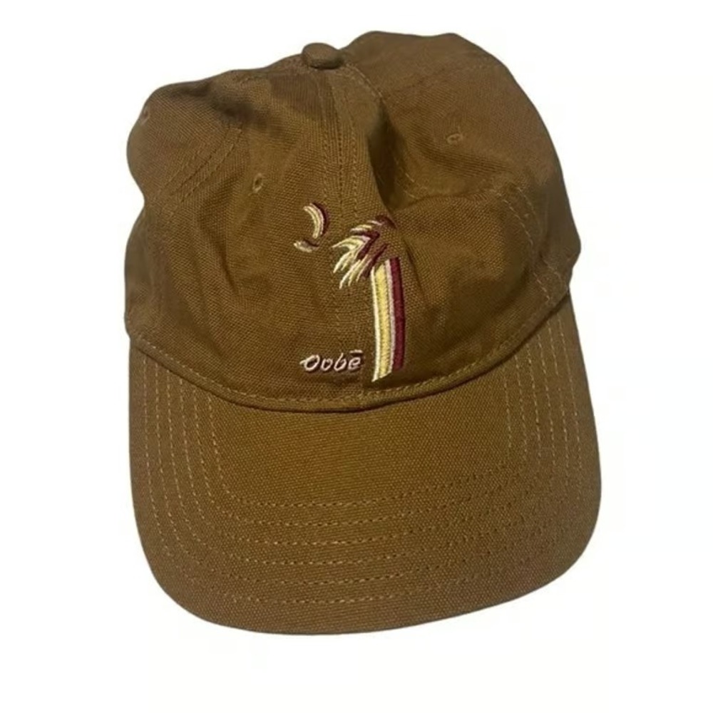Oobe Brown Embroidered Hat Baseball Cap